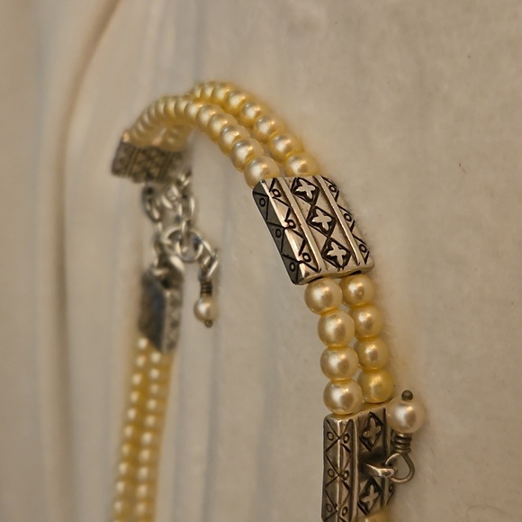 BRIGHTON Anastasia Pearl Princess Diana Goth Castlecore Choker Necklace - Picture 5 of 11